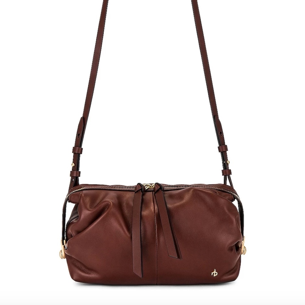 Rag and Bone Cross Commuter Bag Brown Leather